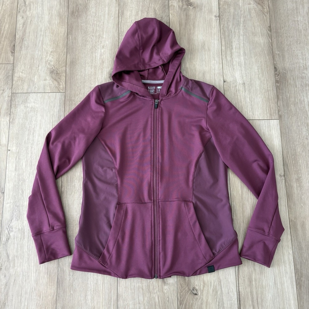 511 Tactical Jacket Womens Medium Purple Selma Full Zip Hoodie Gym Conceal Carry